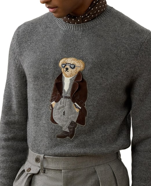 Ralph Lauren Purple Label Светр Polo Bear з кашеміру - Артикул: 790P05453001