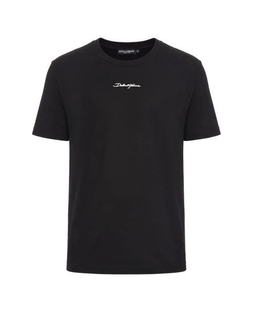 Dolce&Gabbana Футболка з логотипом - Артикул: G8RN8Z-G7P0C