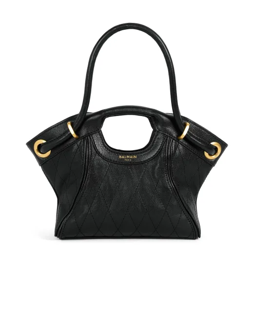 Balmain Сумка-тоут small із гладкої овечої шкіри - Артикул: HN1FD088LSP6