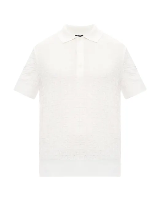 Balmain Поло из шерсти и льна - Артикул: GH1GB044KI03