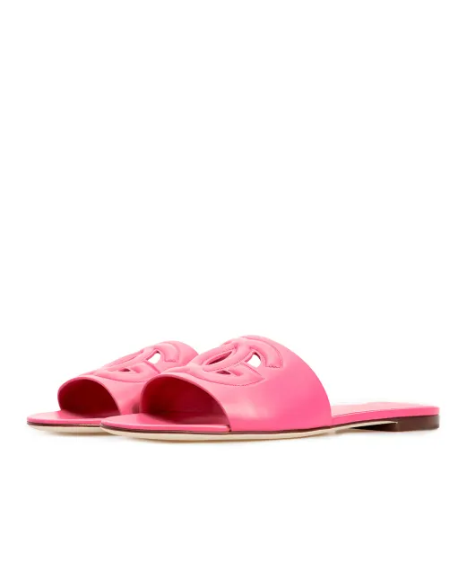 Dolce&Gabbana Кожаные мюли - Артикул: CQ0436-AY329