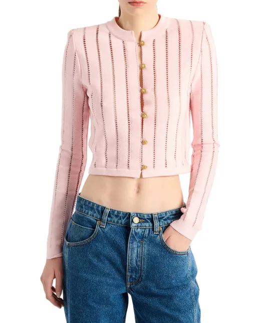 Balmain Кардиган Fléchage - Артикул: HF1KL459KK01