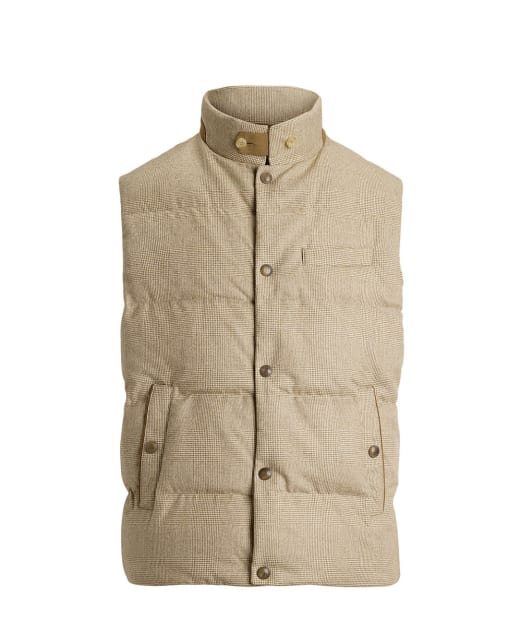Ralph Lauren Purple Label Жилет Whitwell Plaid з вовни - Артикул: 790P07898001
