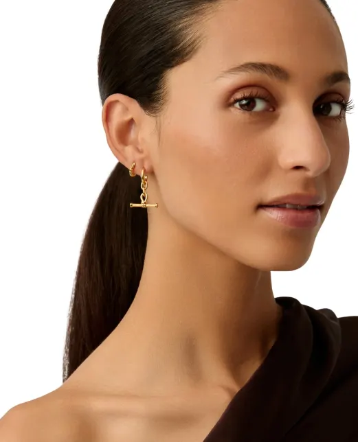 Missoma Сережки Ridge T-Bar - Артикул: TBR-G-E1-NS