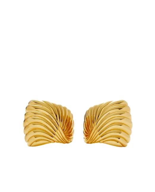 Missoma Сережки-гвіздки Ripple Oversized - Артикул: WR-G-E8-NS