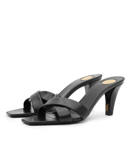 Saint Laurent Мюли JILL из гладкой кожи - Артикул: 825257-AACSY