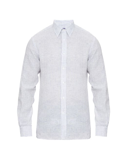Ralph Lauren Purple Label Рубашка из льна - Артикул: 791964448001