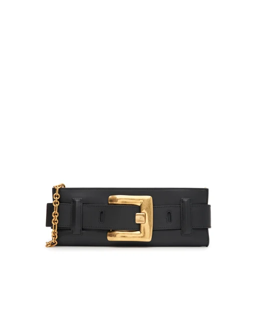 Balmain Сумка-Клатч Anthem из телячьей кожи - Артикул: FN0LB024LVAA