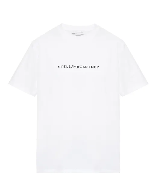 Stella McCartney Футболка оверсайз з логотипом - Артикул: 6J01583SPY48