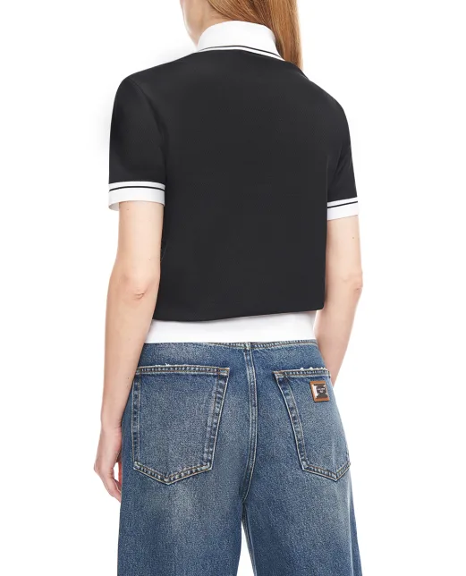 Dolce&Gabbana Поло з вишивкою - Артикул: F8V33Z-GDDMH