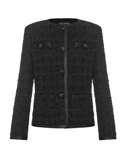 Dolce&Gabbana Жакет із твіду - Артикул: F27EBT-HUMJK
