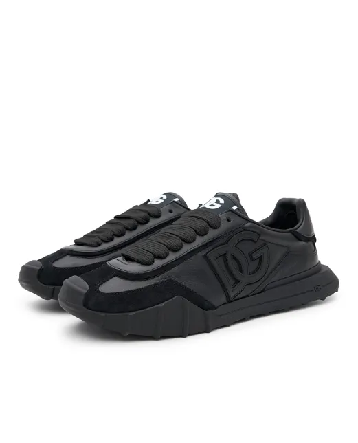 Dolce&Gabbana Кросівки Dg Athletic із телячої шкіри та замші - Артикул: CS2384-A0569