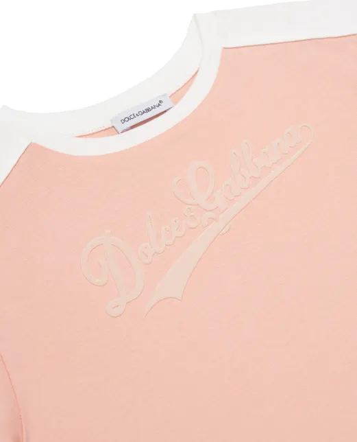 Dolce&Gabbana Дитяча футболка з принтом - Артикул: L5JTQG-G7PWI-S