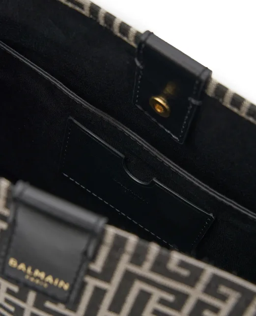Balmain Сумка Release з жакарду та телячої шкіри - Артикул: GN1FE033TJMB