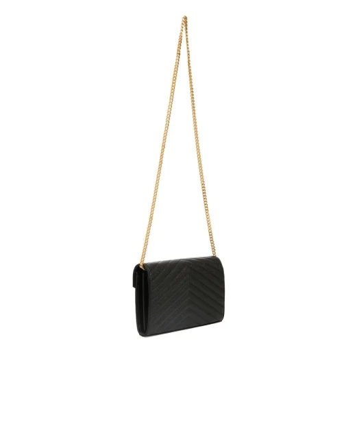Saint Laurent Шкіряна сумка Cassandre Chain Wallet - Артикул: 377828-BOW01