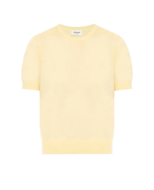 Saint Laurent Топ із кашеміру, вовни та шовку - Артикул: 858704-YAPK2