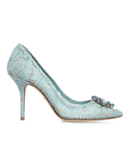 Dolce&Gabbana Кружевные лодочки Rainbow Lace - Артикул: CD0101-AL198-s