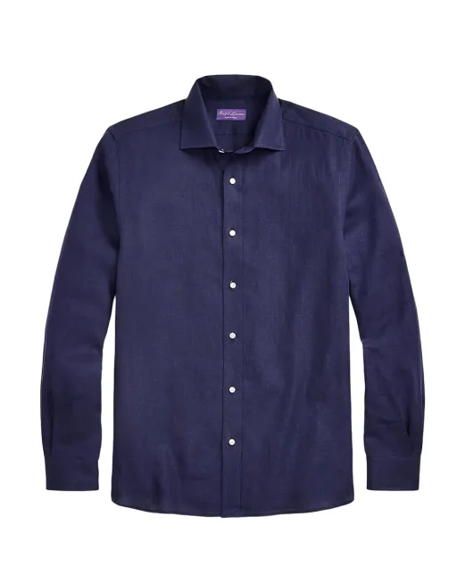 Ralph Lauren Purple Label Льняная рубашка - Артикул: 790977153005
