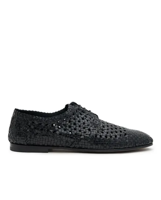 Dolce&Gabbana Дерби из глянцевой кожи - Артикул: A10863-A6M71