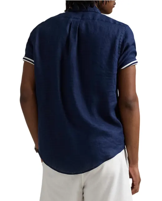 Polo Ralph Lauren Сорочка з коротким рукавом з льону - Артикул: 710968912001