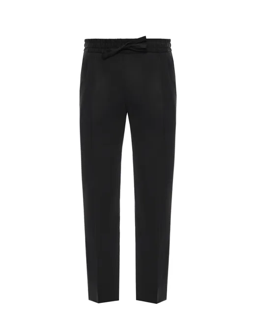 Dolce&Gabbana Брюки-джоггеры из хлопковой габардины - Артикул: GP12QZ-FUFNV