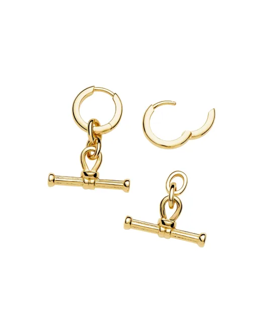 Missoma Сережки Ridge T-Bar - Артикул: TBR-G-E1-NS