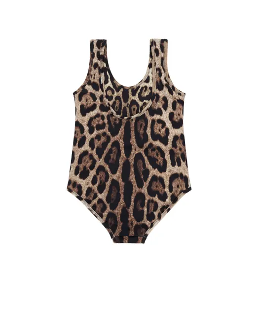 Dolce&Gabbana Дитячий купальник із леопардовим принтом - Артикул: L5J812-ONO11-S