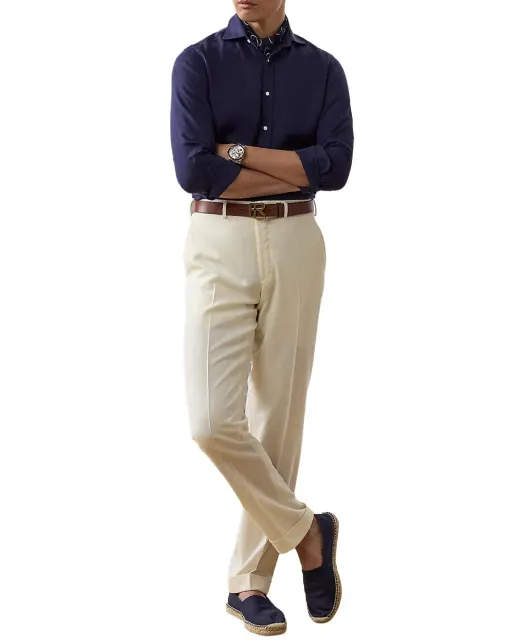 Ralph Lauren Purple Label Льняная рубашка - Артикул: 790977153005