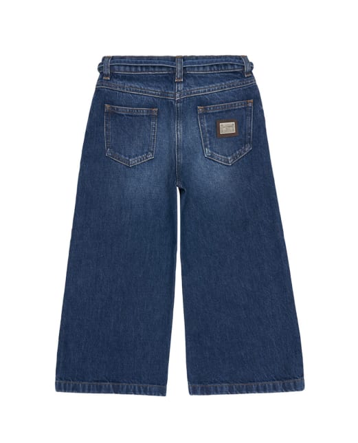 Dolce&Gabbana Дитячі джинси з вишивкою - Артикул: L53F02-LDD69-S