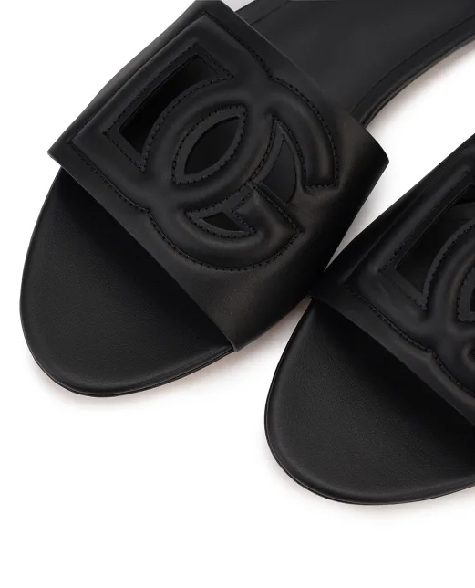 Dolce&Gabbana Кожаные мюли - Артикул: CQ0436-AY329