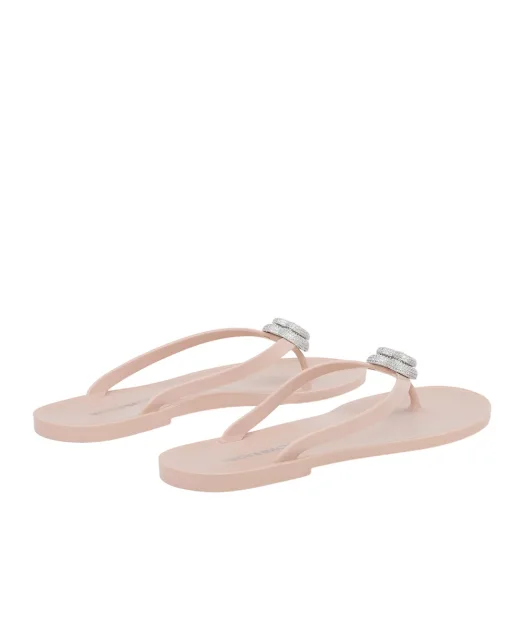 Mach&Mach Шльопанці Double Heart - Артикул: SS26-S0888-05-GUM-NUD