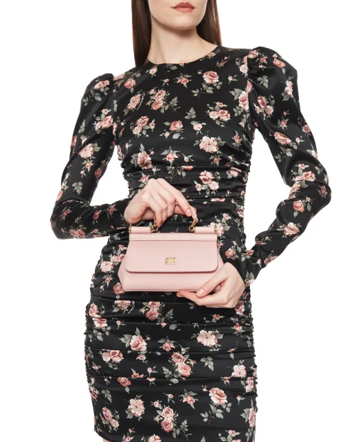 Dolce&Gabbana Сумка Sicily Small из телячьей кожи - Артикул: BB7116-B1001