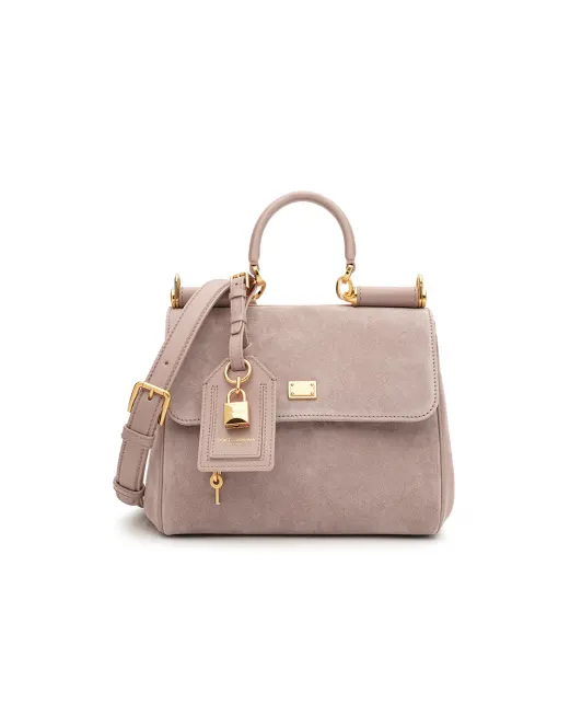 Dolce&Gabbana Сумка My Sicily Small з телячої замші - Артикул: BB7781-BO903