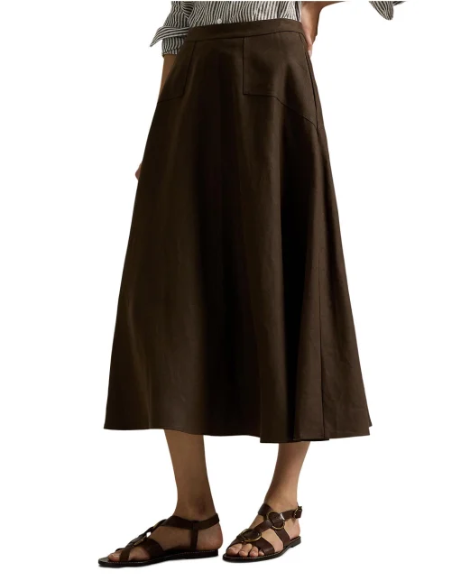Polo Ralph Lauren Спідниця з конопляної тканини - Артикул: 211A96319001