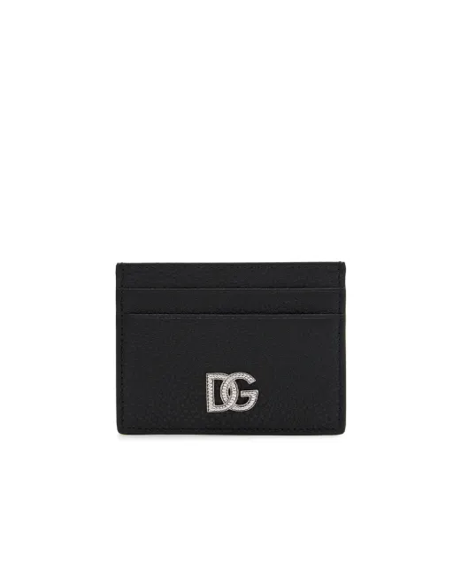 Dolce&Gabbana Візитниця з телячої шкіри з логотипом - Артикул: BP0330-A0370
