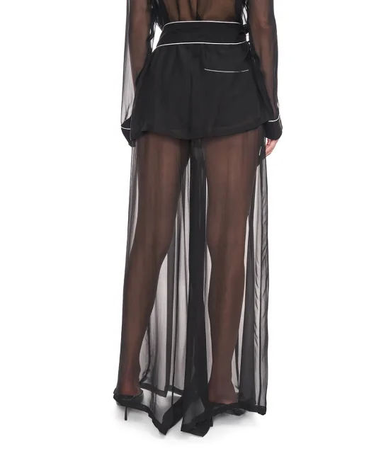 Dolce&Gabbana Пижамные брюки из шёлка (костюм) - Артикул: FTDK2T-FU1AT