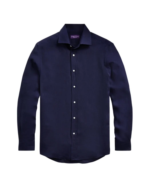 Ralph Lauren Purple Label Льняная рубашка - Артикул: 790587253007