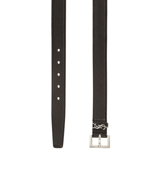 Saint Laurent Кожаный ремень - Артикул: 634437-BOO0E