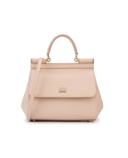 Dolce&Gabbana Кожаная сумка Sicily Medium - Артикул: BB6003-B1001