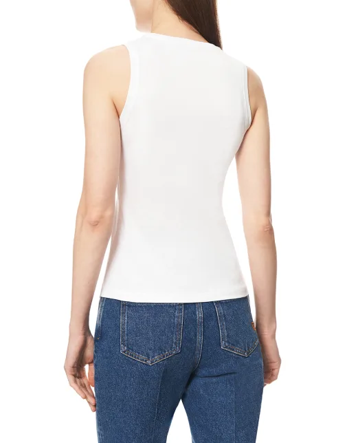 Balmain Майка вільна з принтом - Артикул: GF1EB075BD40