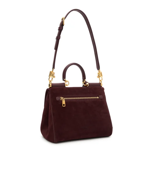 Dolce&Gabbana Сумка My Sicily Small з телячої замші - Артикул: BB7781-BO903