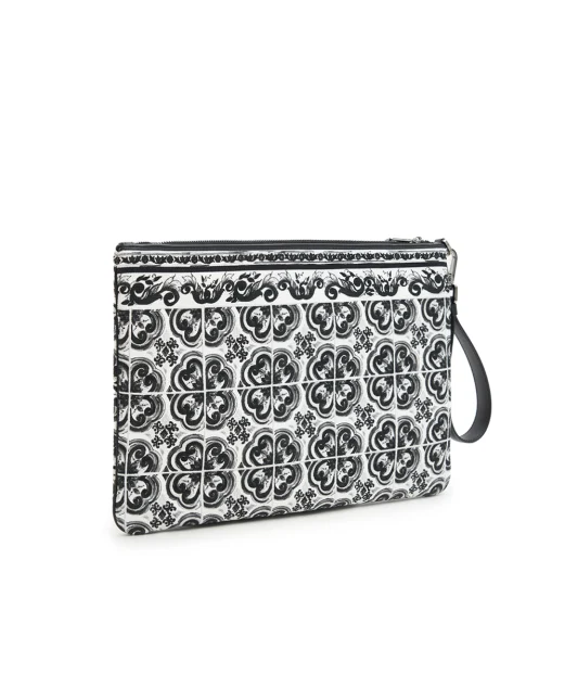 Dolce&Gabbana Клатч с принтом Майолика - Артикул: BM2296-AG086