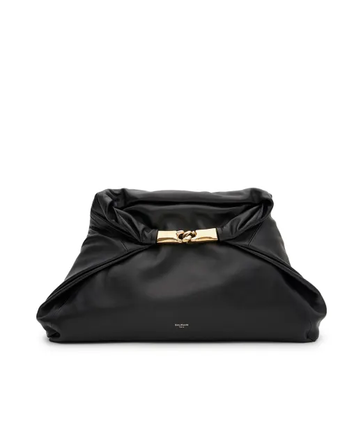 Balmain Сумка DINNER AT 8 medium з овечої шкіри - Артикул: HN0BH092LNPH