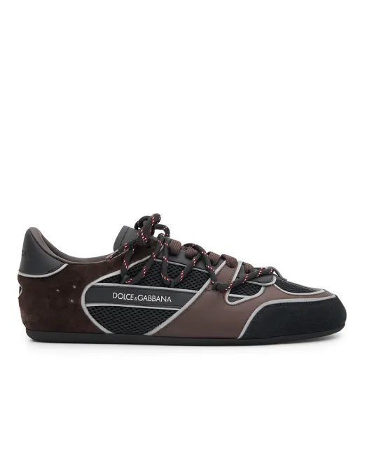 Dolce&Gabbana Кросівки Ginnica Soft із телячої шкіри та замші - Артикул: CS2448-A0895