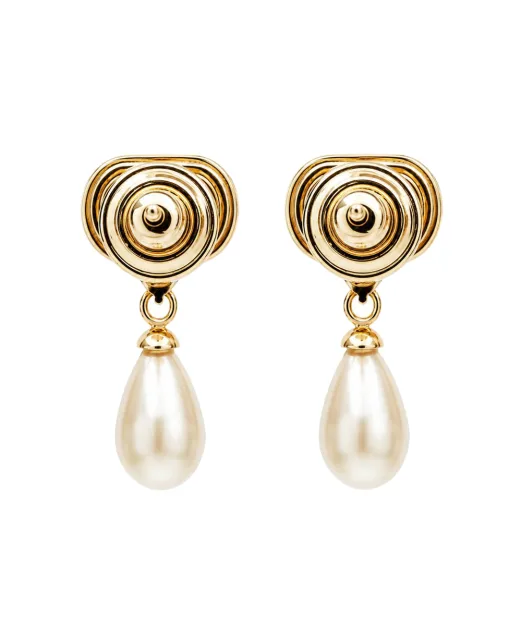 Valentino Сережки з перлами та кристалами Swarovski - Артикул: 9W2J0BG8QVS