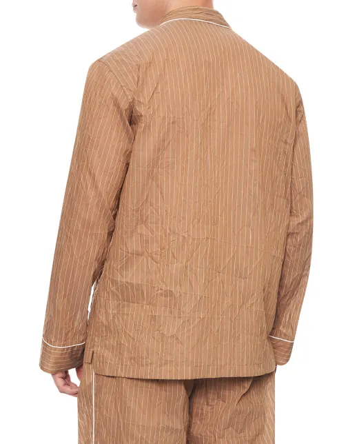 Dolce&Gabbana Рубашка vanity из жатой ткани в полоску (костюм) - Артикул: G2WK2T-FBMFT