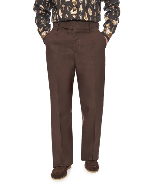 Dolce&Gabbana Брюки из льна - Артикул: GP110T-FU4MC