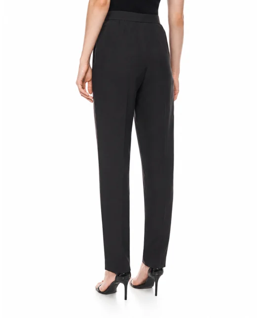 Saint Laurent Штани з шовку хаботай - Артикул: 856580-Y6J78