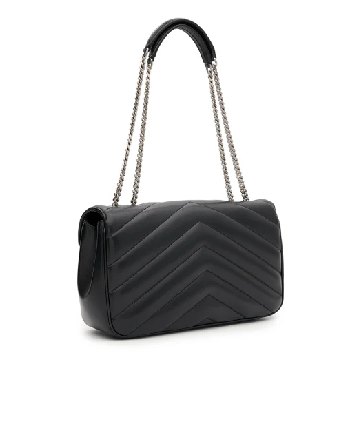 Saint Laurent Сумка LOULOU Medium из овечьей кожи - Артикул: 801439-AAE4Y