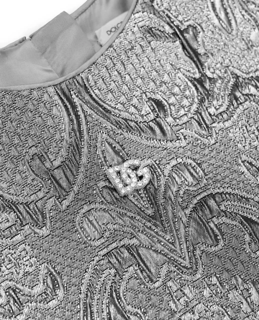 Dolce&Gabbana Детское платье из жаккарда - Артикул: L54DP2-HJMQW-B